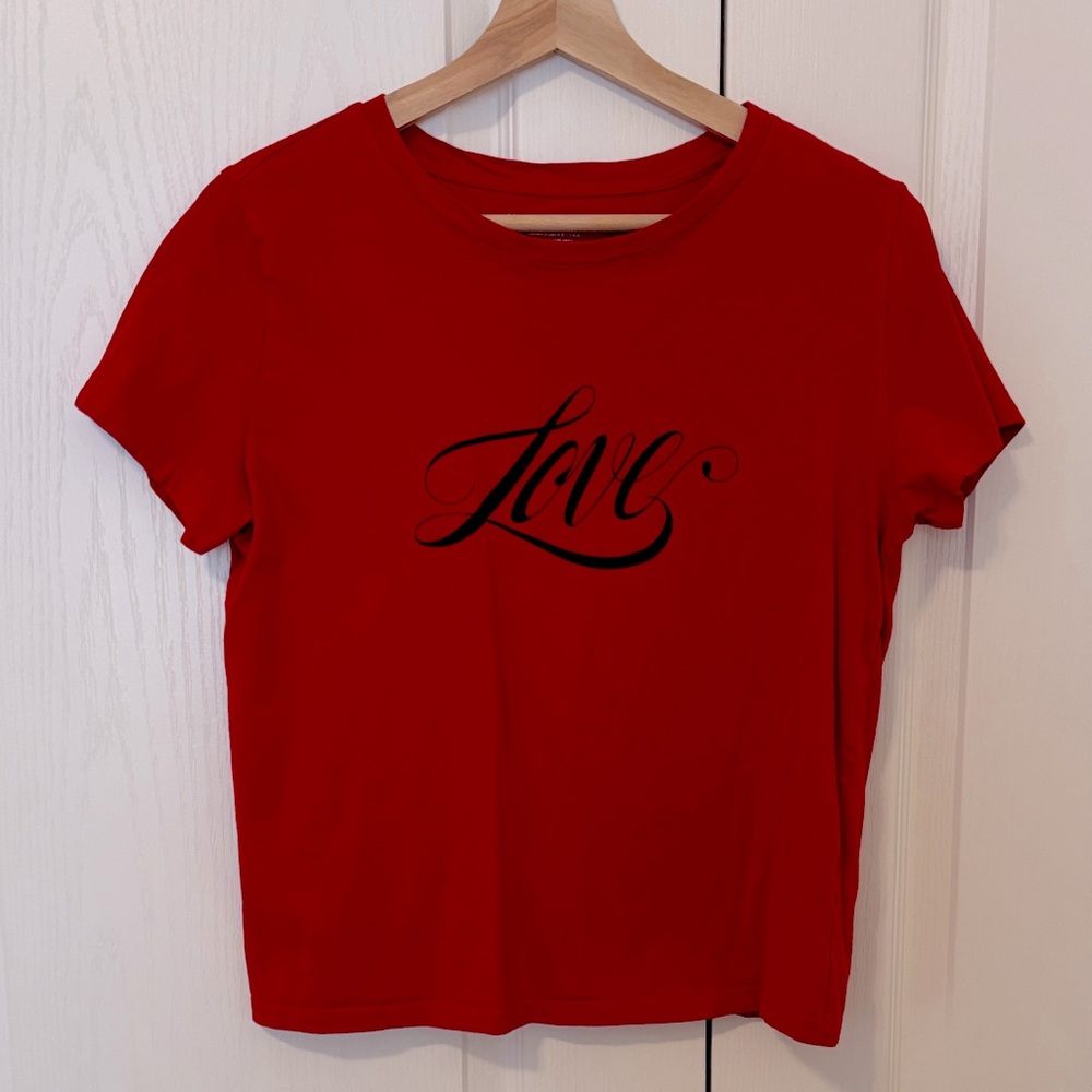Victoria’s Secret| RED COTTON T-Shirt
